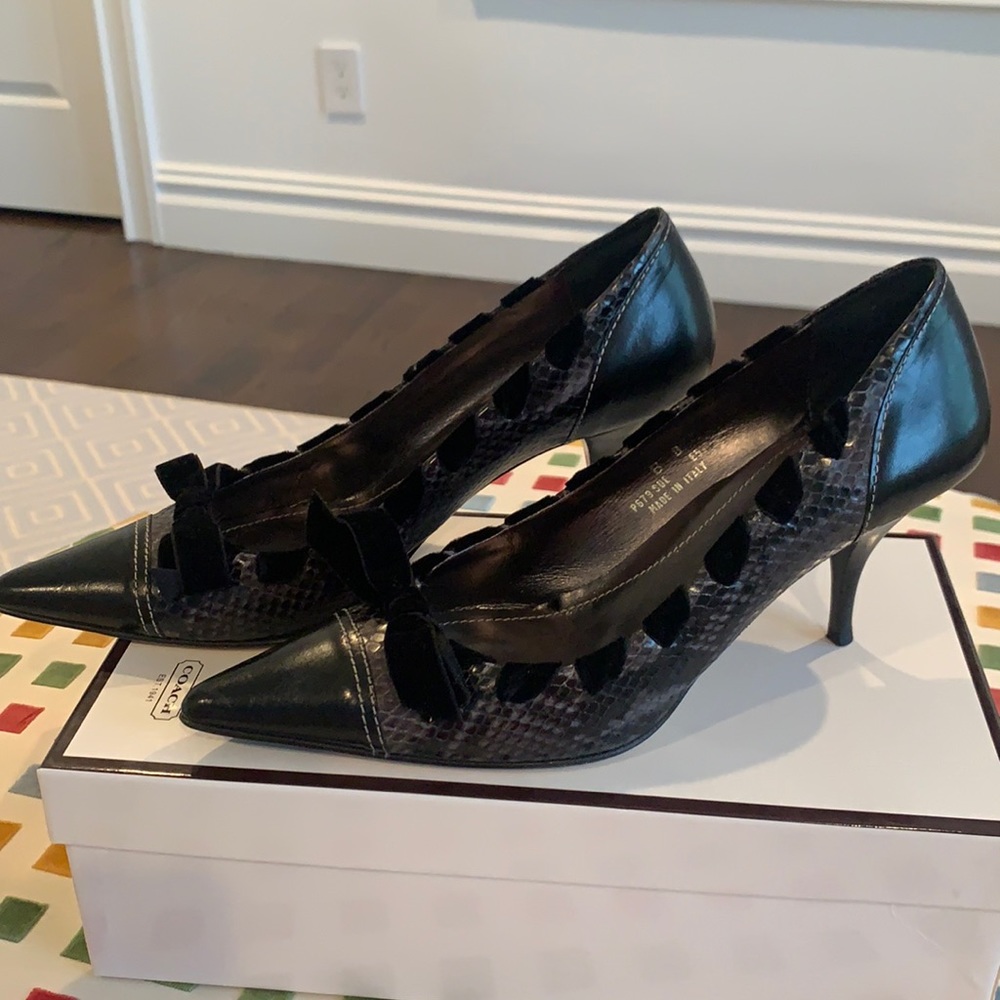 Coach Python Heels - image 1